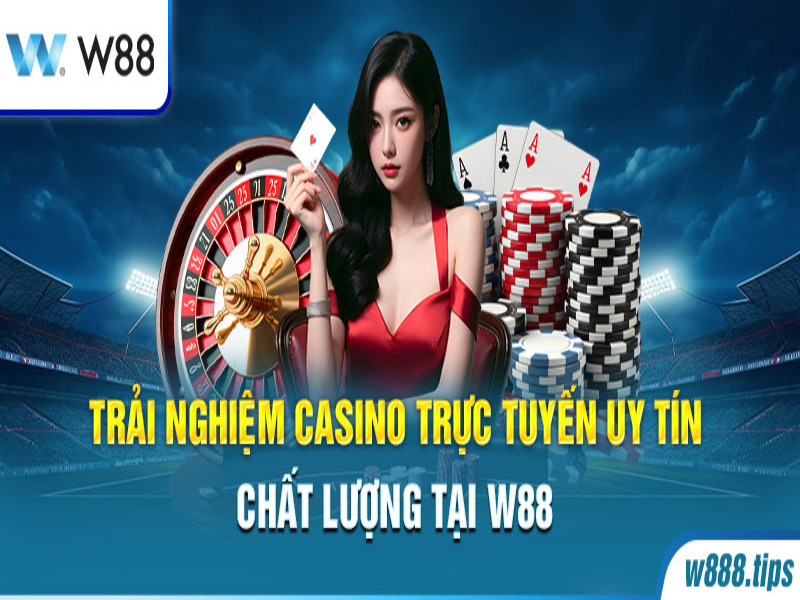 Các thể loại game tại Casino Online W88 phong phú